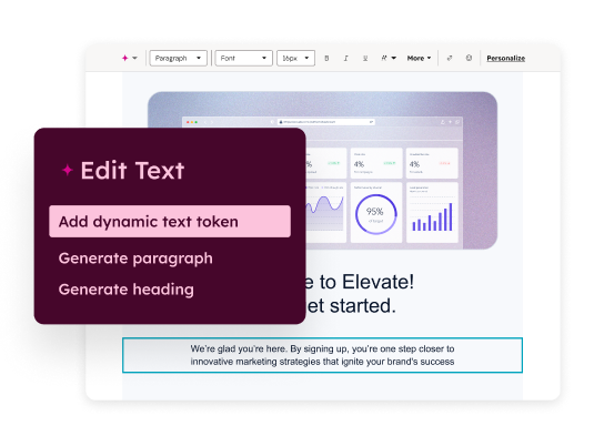 Email Dynamic Text Token