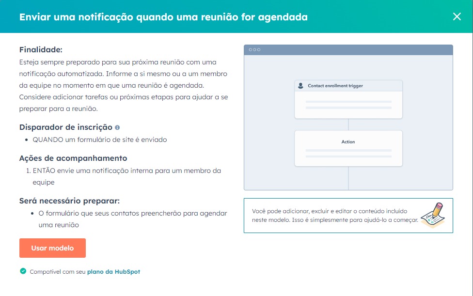 Como criar fluxo de trabalho no HubSpot Sales Hub (8 exemplos) | Fluxo