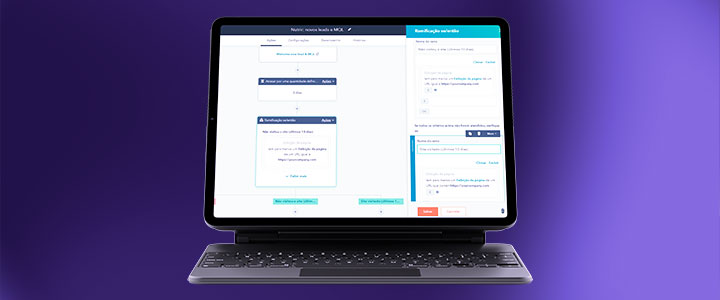 Guia de automação do HubSpot: potencialize o uso da plataforma | Fluxo
